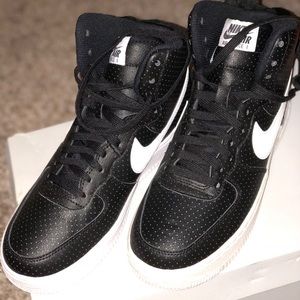 Black And white Nike sneakers
